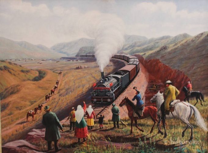 Türksib Demiryolu Abylkhan Kasteev